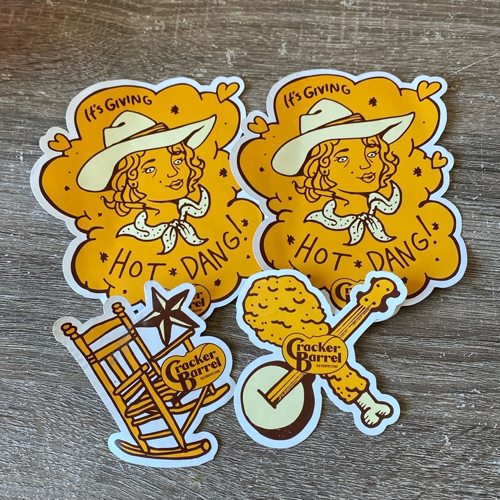Cracker Barrel Stickers
